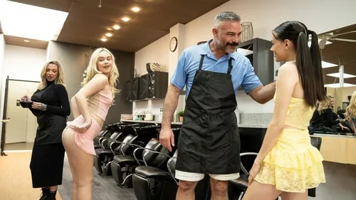 Selena Love & Khloe Kingsley – Hair Salon Sex